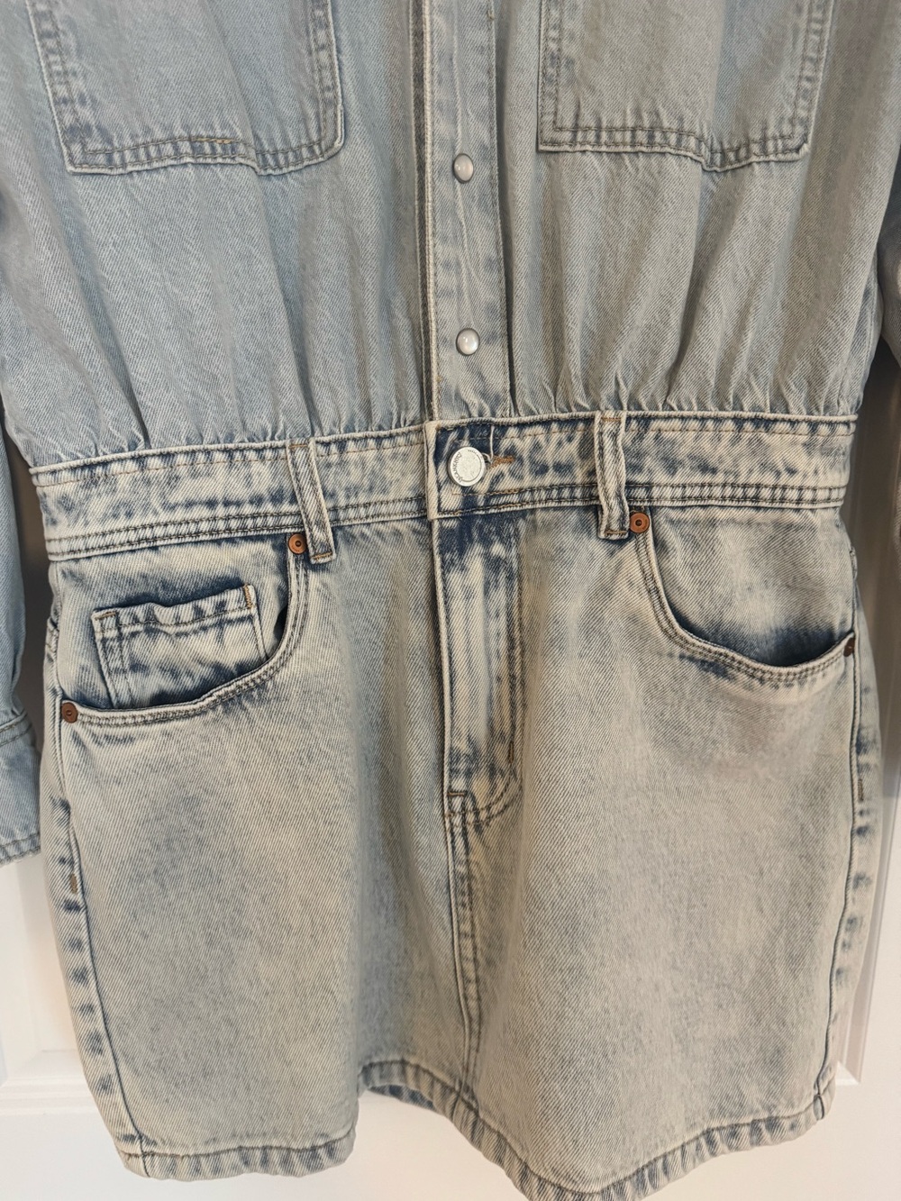 NWT!! Blank NYC/Light Wash Denim Dress/ Medium - Picture 6 of 8